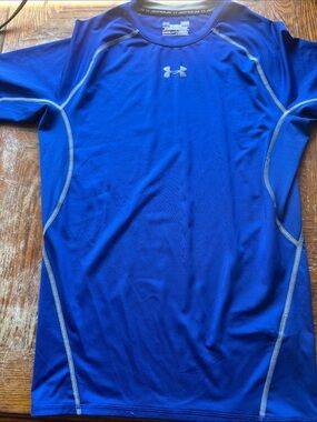 Under Armour Electric Blue Short Sleeve Compression Top